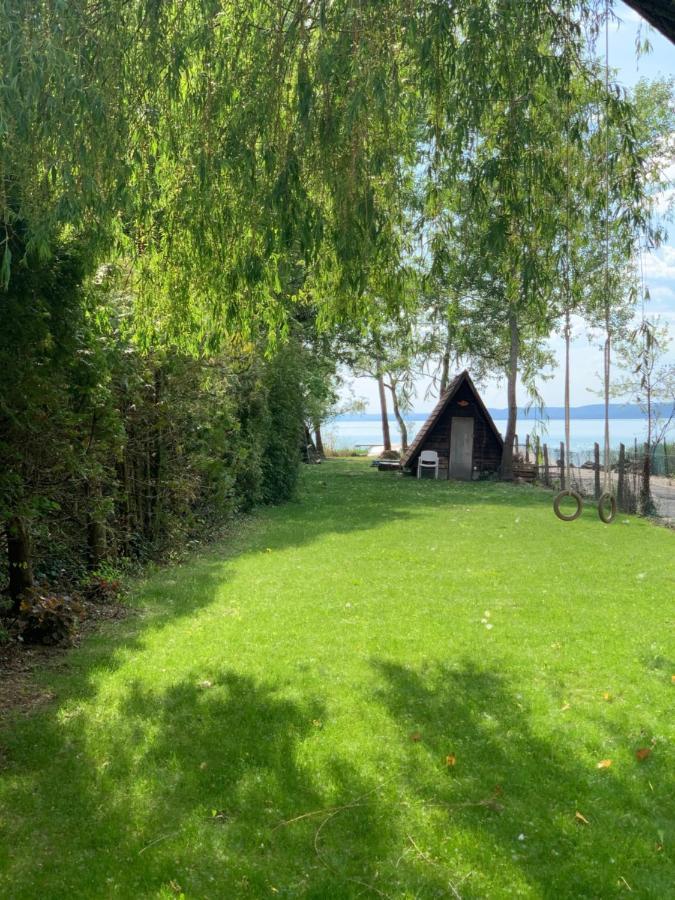 Green Lake House - Private Beach At Balaton Balatonakarattya Ngoại thất bức ảnh