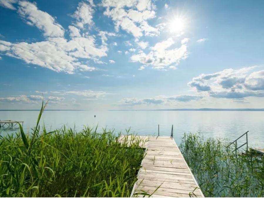 Green Lake House - Private Beach At Balaton Balatonakarattya Ngoại thất bức ảnh