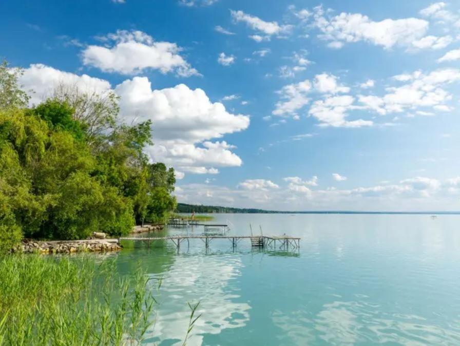 Green Lake House - Private Beach At Balaton Balatonakarattya Ngoại thất bức ảnh
