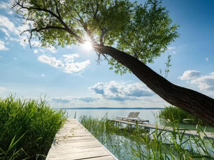 Green Lake House - Private Beach At Balaton Balatonakarattya Ngoại thất bức ảnh