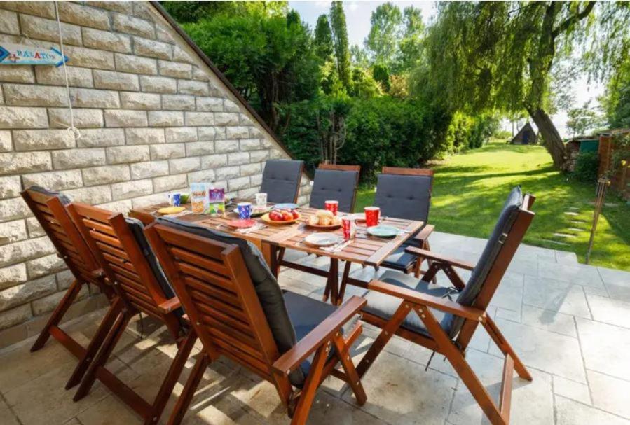 Green Lake House - Private Beach At Balaton Balatonakarattya Ngoại thất bức ảnh